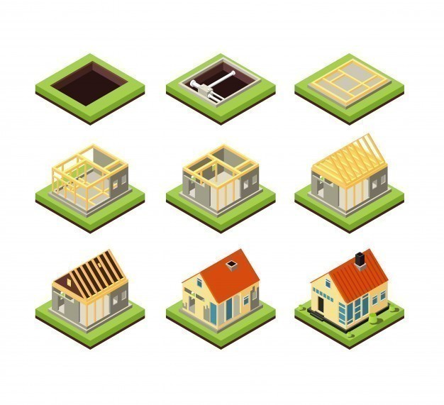étapes de construction d'une maison
