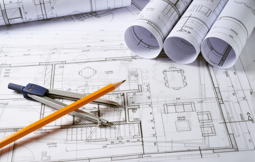 dessins de plan d'une maison